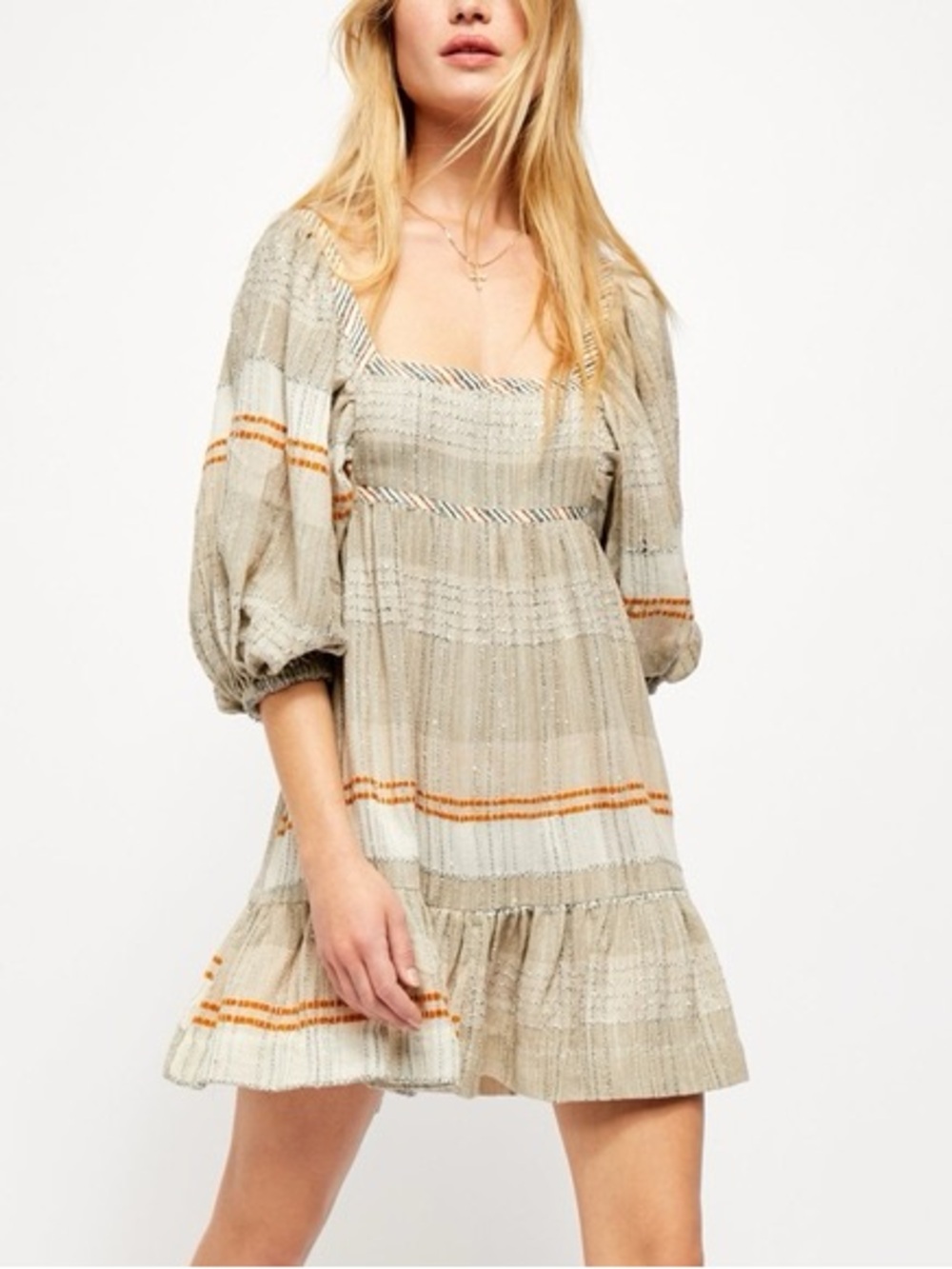 NWOT free people all lined up dress sz S